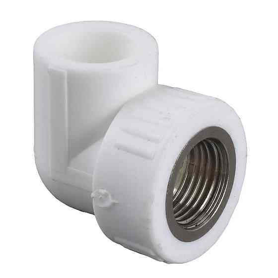 Кутник внутрішня різьба Kalde PPR 90 ф25х3/4 (білий) 16016 (000017842) Київ