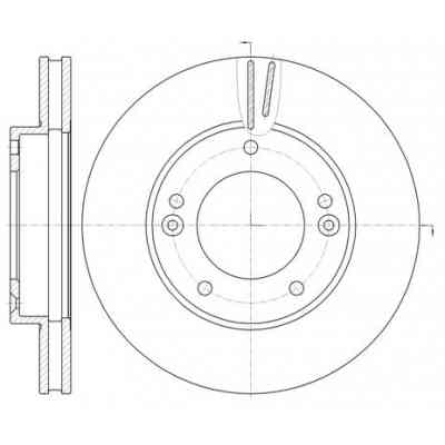 Тормозной диск REMSA 6992.10 Винница