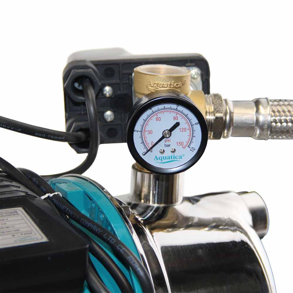 Станція 1.1кВт Hmax 50м Qmax 60л/хв (самовсмоктувальний насос нерж) 50л Україна AQUATICA (775098/50) Рівне - фото 8