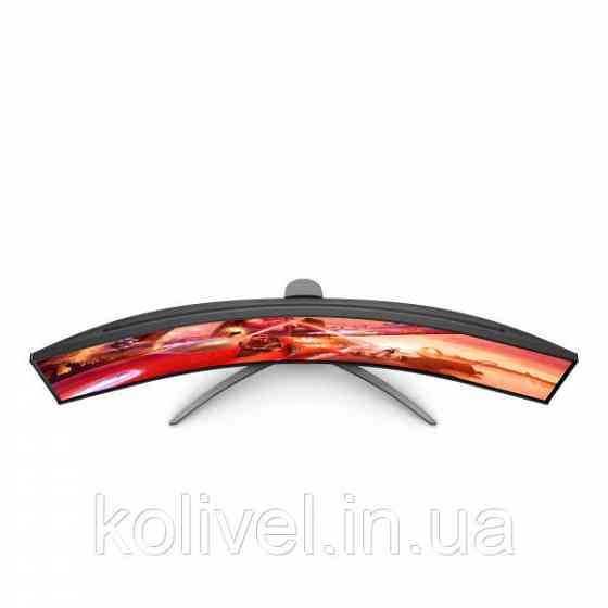 TFT 48.8" AOC AGON AG493QCX, Dual-FHD, VA, 144Гц, вигнутий, HDMIx2, DP, USB-hub, HAS, колонки, чорн. Київ