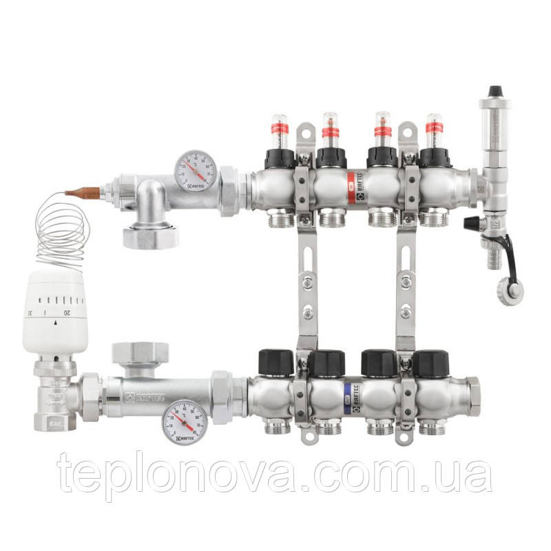 Змішувальний вузол для колектора Raftec KPCNR-SV21 з прямим клапаном Чернівці - фото 6