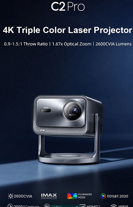 Проектор Vidda C2 Pro Ultra 4K IMAX Киев - изображение 5