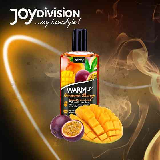 Съедобное масссажное масло с разогревающим эффектом WARMup Mango Maracuya 150 мл Sex Aura Киев