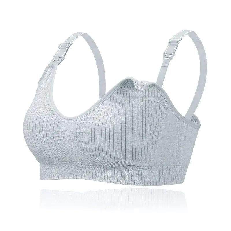 Бюстгальтер топ без кісточки для вагітних та годування розмір 95BC Mothercare 2033 Сірий Кривий Ріг - фото 2