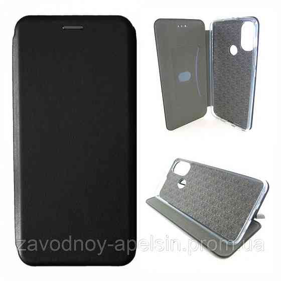 Чохол-книжка Motorola Moto E40 Підставка (чорний) Одеса