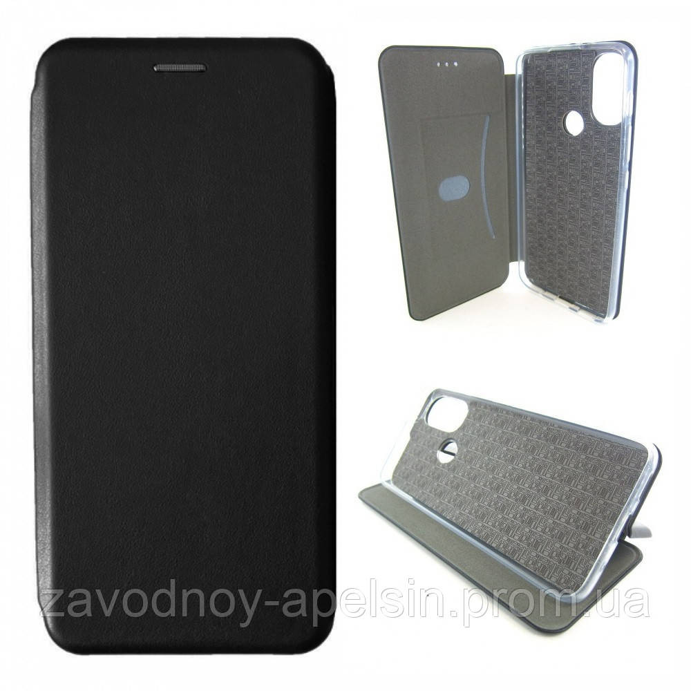Чохол-книжка Motorola Moto E40 Підставка (чорний) Одеса - фото 1