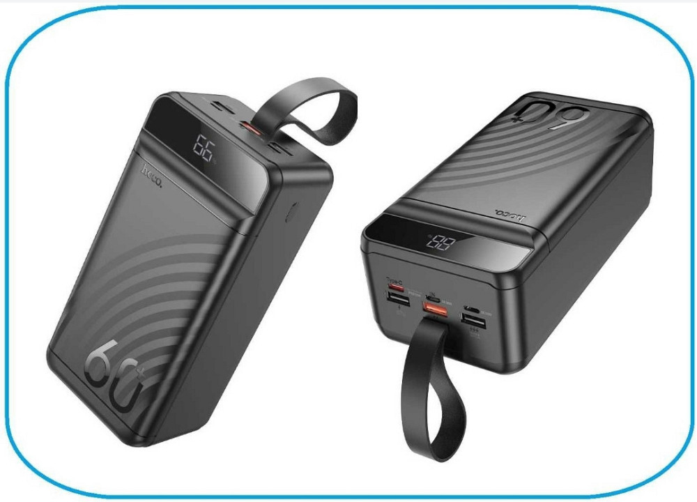 Hoco 60000mAh j123c - оригинальный повербанк; Power Bank baseus xiaomi. Киев - изображение 8