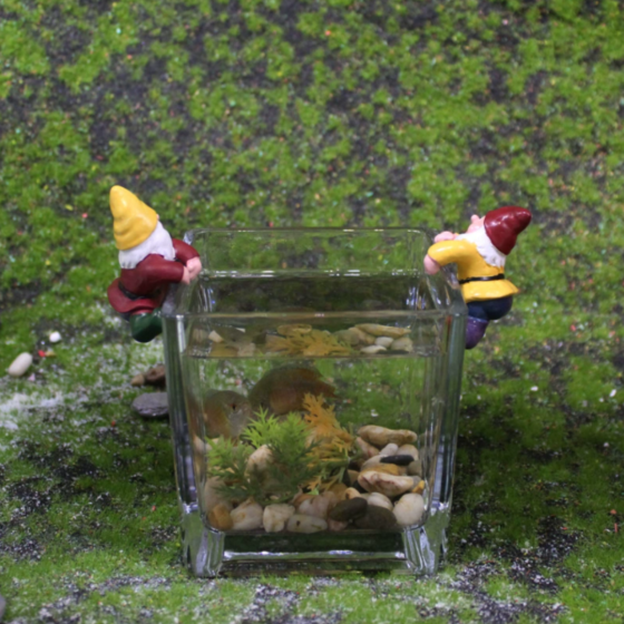 Гноми для вазону та акваріуму 2 шт 5 х 4.7 см Полістоун Одеса