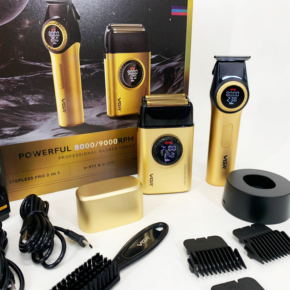 Машинка для стрижки волос беспроводная VGR 2 в 1 V-977 V-377, Триммер беспроводной FE-39 Ивано-Франковск - изображение 9