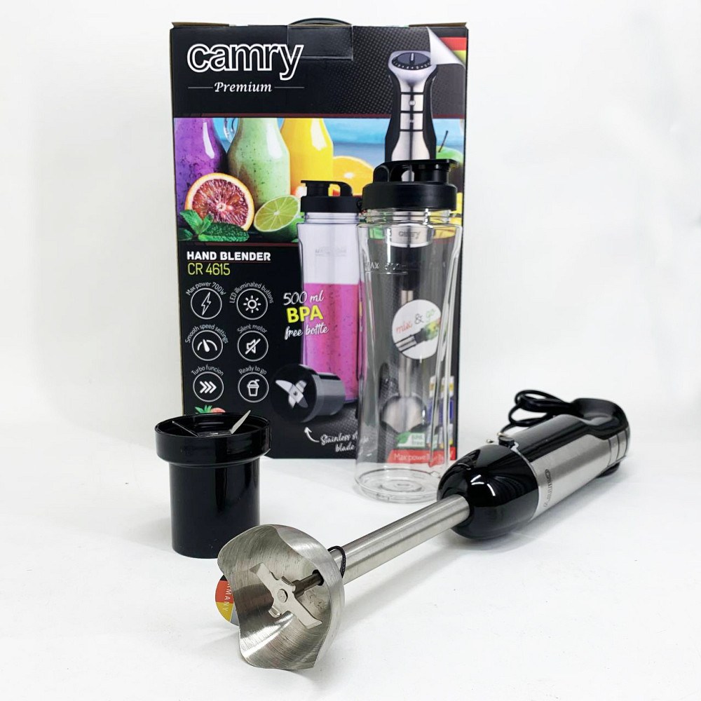 Блендер подрібнювач для коктейлів Camry CR 4615 700Вт Блендер для дитячого пюре дому PI-56 Львів - фото 9