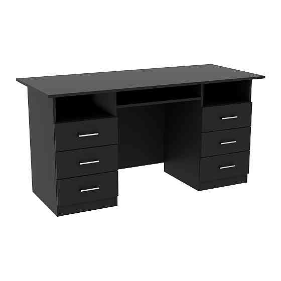 Стол офисный ОСП-4, Антрацит, 1500/600/760 Львов