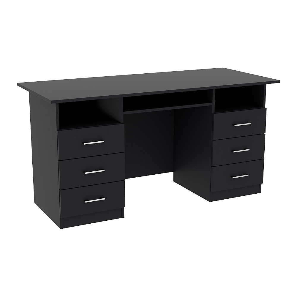 Стол офисный ОСП-4, Антрацит, 1500/600/760 Львов - изображение 1