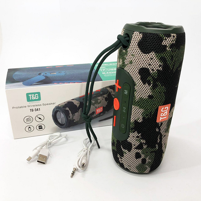 Портативна бездротова якісна колонка TG341, Колонка-динамік bluetooth, Гучна колонка UH-558 для вулиці Київ - фото 5