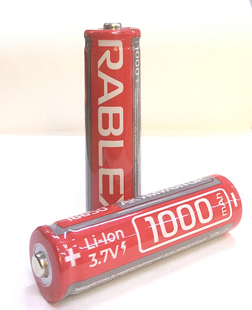 Акумулятори Rablex RB-1000, 18650/3.7V/1000mAh (500 шт) Київ - фото 1