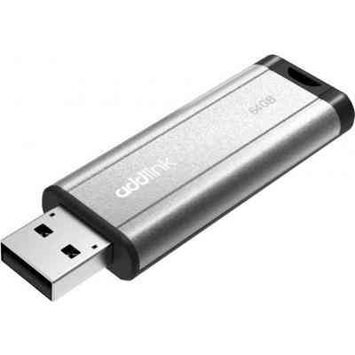 USB флеш накопичувач AddLink 64GB U25 Silver USB 2.0 (ad64GBU25S2) Вінниця