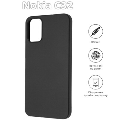 Чохол до мобільного телефона BeCover Nokia C32 Black (709622) Вінниця - фото 4