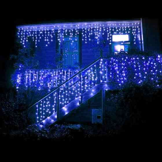 Новорічна гірлянда світлодіодна Крапля Роси кольорова 300 LED 3x1м святкова Київ