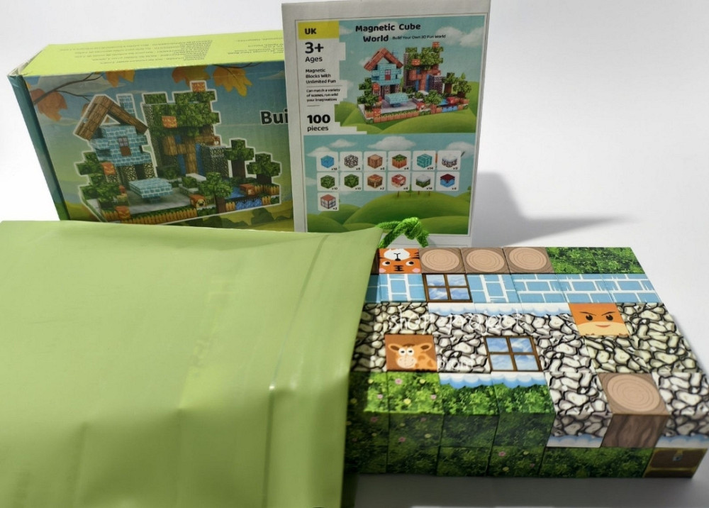 Магнитный конструктор Майнкрафт, конструктор Майнкрафт. Харків - фото 3