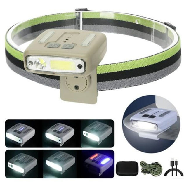 Налобний світлодіодний ліхтар, Потужний акумуляторний налобний ліхтарик, Налобна лампа IH-17 Львів - фото 5