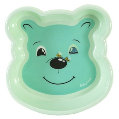 Тарелка детская Baby Team Любимые зверушки (6011_медвежонок) Винница - изображение 1