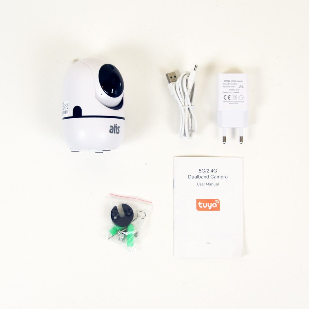 Wi-Fi відеокамера поворотна настільна 2 Мп з Wi-Fi ATIS AI-462T Київ - фото 4