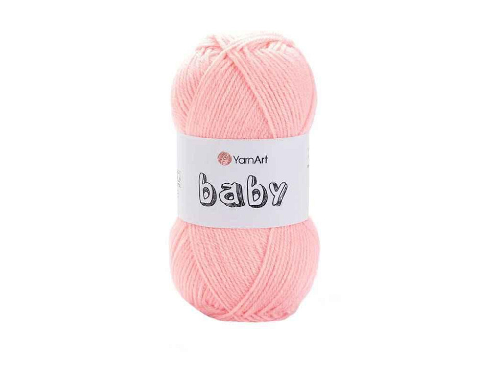 Пряжа Baby персиковый 100% акрил 150м 50г 5шт/уп 204 ТМ YarnArt Киев - изображение 1