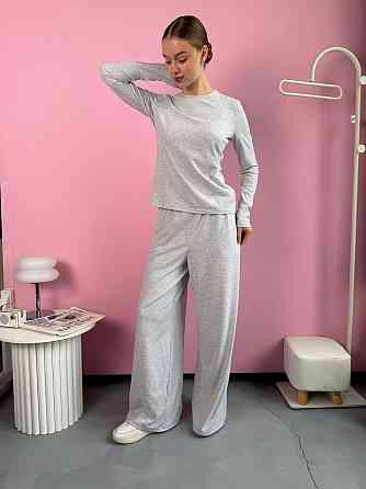 Женский базовый повседневный костюм из легкой вискозы Меланж Одесса