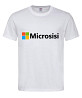 Футболка чорна "Microsisi" Білий, XXL
