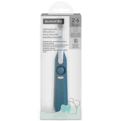 Детская зубная щетка Suavinex від 2 до 6 років, STAGE 2, синя (403015) Винница