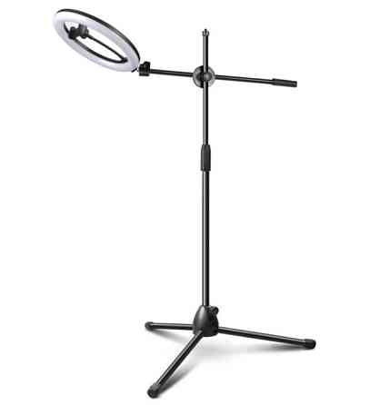Кільцева лампа 26см на стійці журавель 200см AC Prof Київ