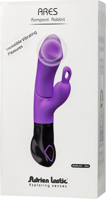 Вибратор кролик Adrien Lastic Ares фиолетовый Sex Aura Киев - изображение 2