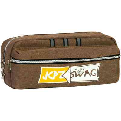 Пенал Cool For School 2 відділення Коричневий (J-2606-brown) Вінниця