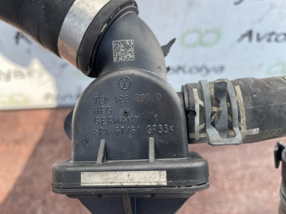 Патрубок охолодження Skoda Octavia 2013-2019 (7E0122291D) Ковель - фото 3
