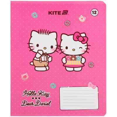 Тетрадь Kite Hello Kitty, 12 листов, клетка (HK25-232-2) Винница
