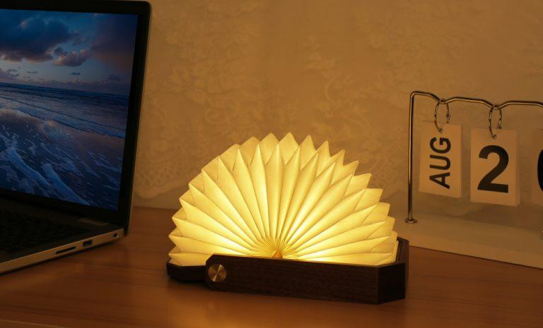 Світильник на акумуляторі Gingko Smart Origami Lamp, натуральний горіх | G033WT Вінниця - фото 2