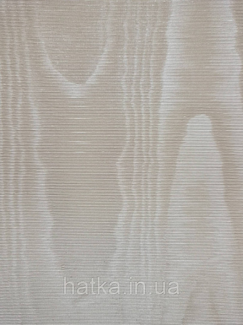 Шпалери вінілові на паперовій основі Sirpi Italian Silk 7 хвилясті смуги під зріз дерева молочні з сріблястим Київ - фото 2