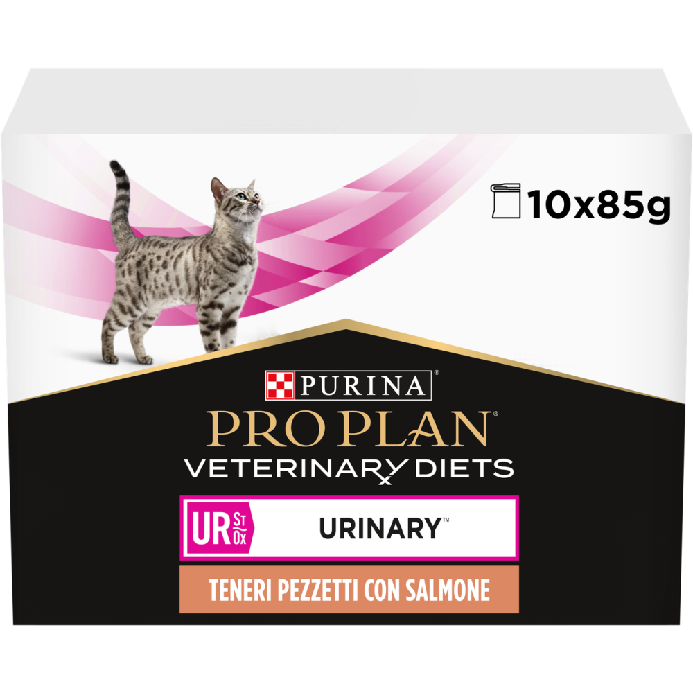 Влажный диетический корм PRO PLAN VETERINARY DIETS UR ST/OX Urinary для взрослых кошек для растворения и снижения образования струвитных камней, кусоч Киев - изображение 1