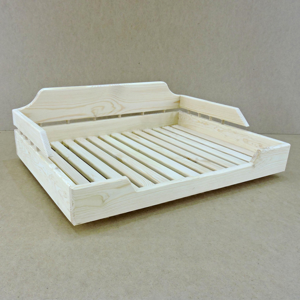 Лежак деревянный для собаки 