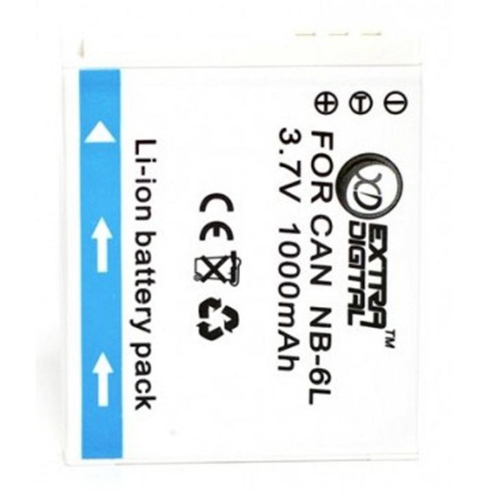 Акумулятор до фото/відео Extradigital Canon NB-6L (BDC2444) Вінниця - фото 1