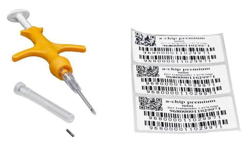Микрочип для собак и кошек a-chip PREMIUM mini 1.4*8мм (ISO 11784/5, код 968 Германия) Винница - изображение 1