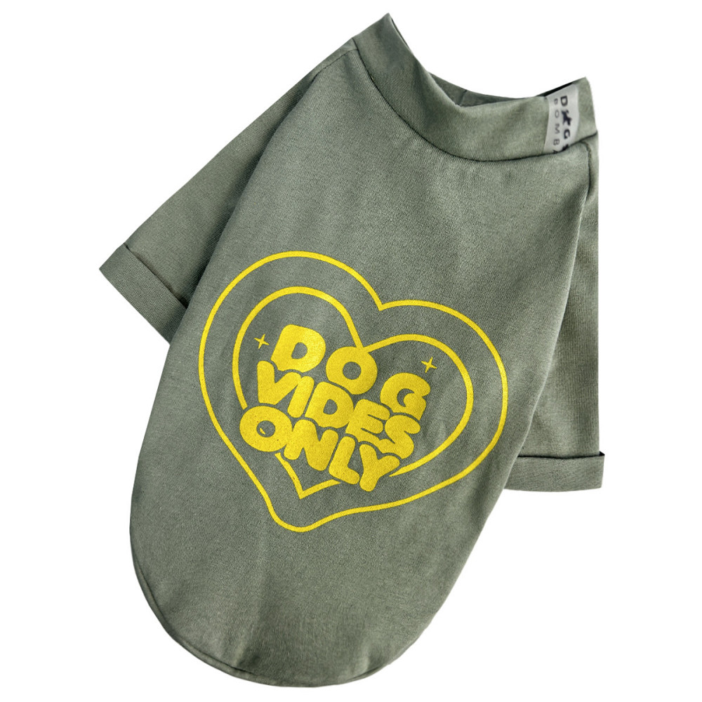 Футболка для собак бавовна Dogs Bomba Dog Vibes унісекс мятна Одеса - фото 2