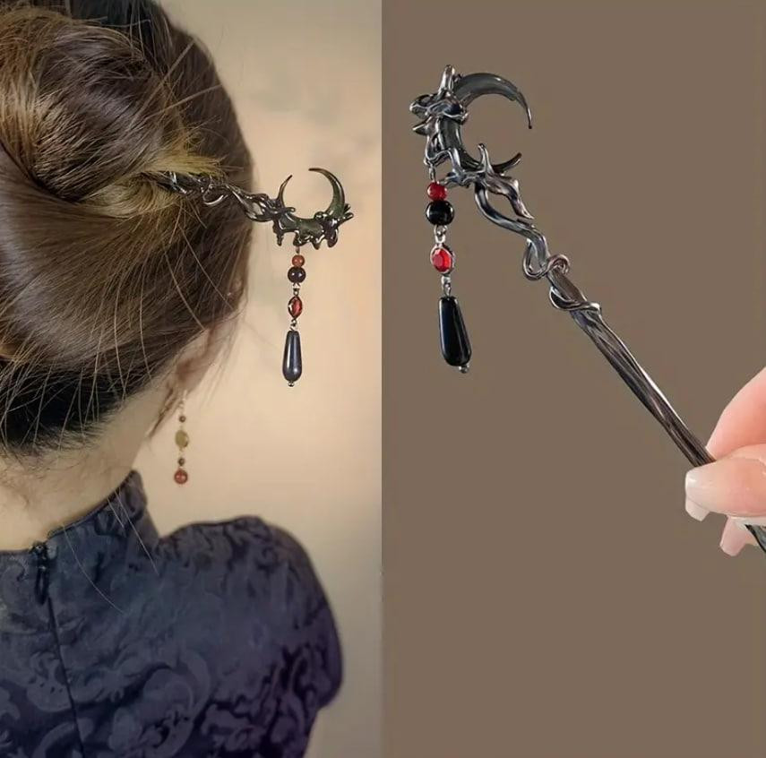 Винтажная элегантная заколка для волос 