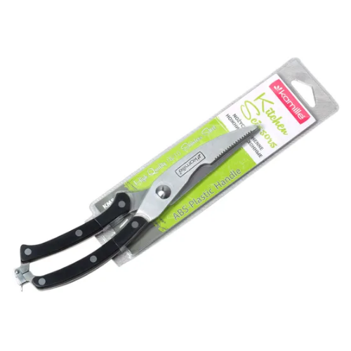 Ножиці кухонні 250мм нержавіюча сталь пластикові ABS ручки 5102 KAMILLE Житомир - фото 4