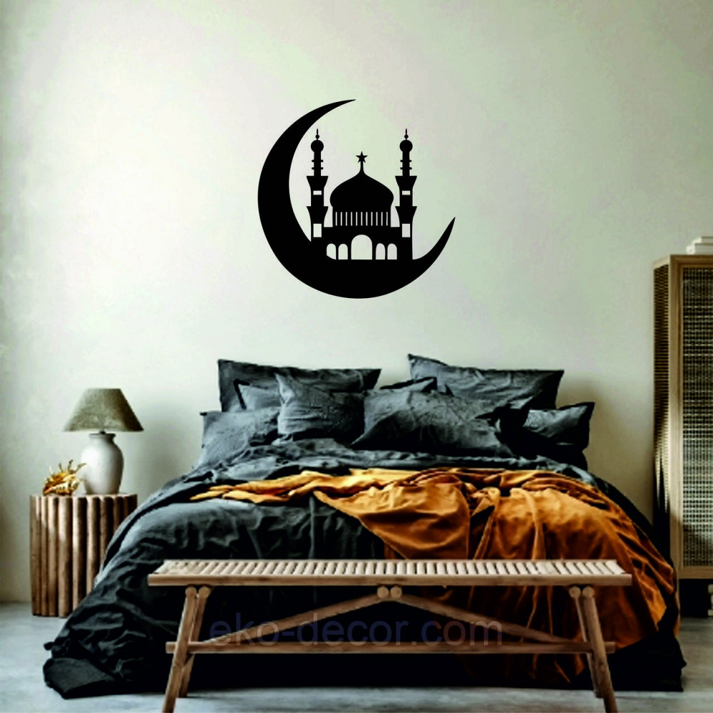 Декоративное настенное Панно «Ислам» Декор на стену 90*90 см, Черный Киев - изображение 5