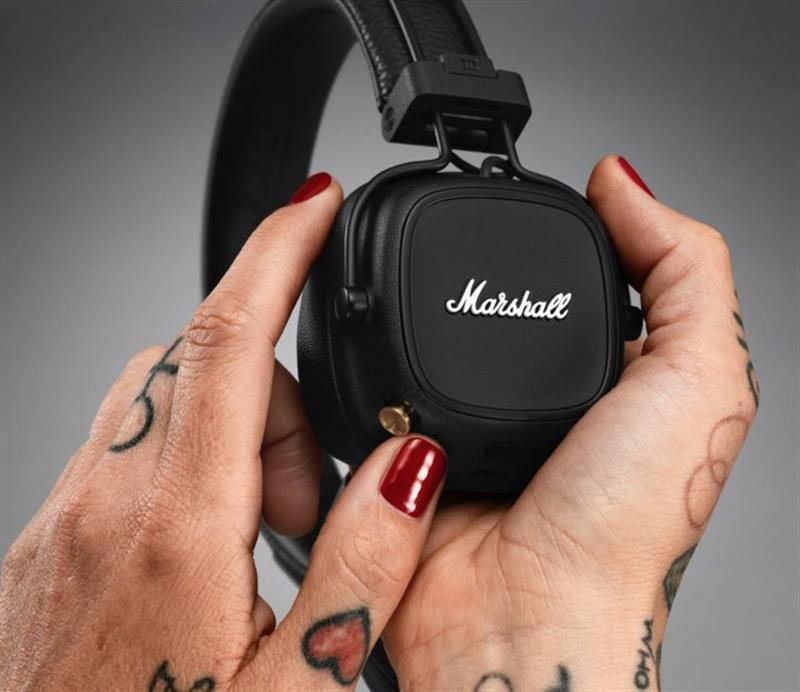 Bluetooth-гарнітура Marshall Major IV Black (1005773) Чорний Харків - фото 9