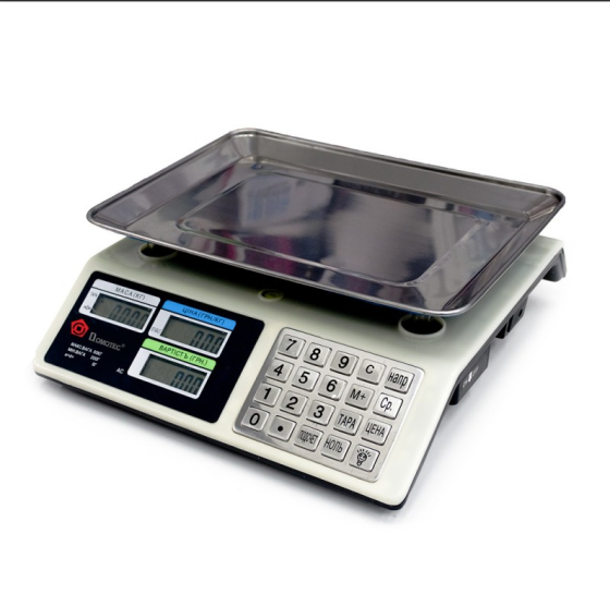 Весы торговые DOMOTEC MS-CK982S MB 50кг 2171 Киев