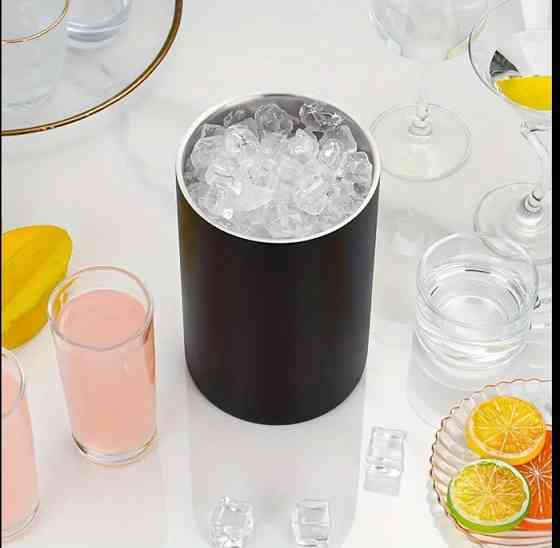 КУЛЕР ИЗ НЕРЖАВЕЮЩЕЙ СТАЛИ V 1,7 Л ДЕ-ЛЮКС ЧЕРНЫЙ (ШТ) 5132 ABA-OPT Одесса