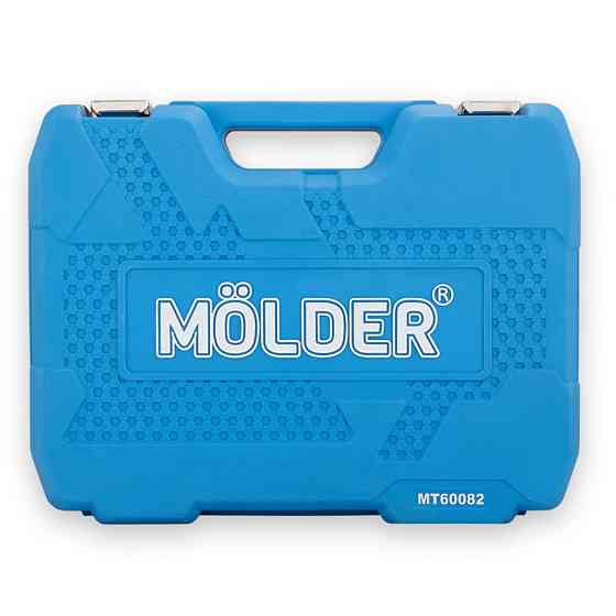 Професійний набір інструментів в кейсі Molder 1/2", 1/4" 72 T, CR-V, 82од. Львів