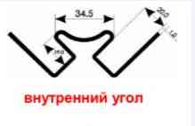 Внутрішній кут Ю-Пласт Дуб морський Дніпро
