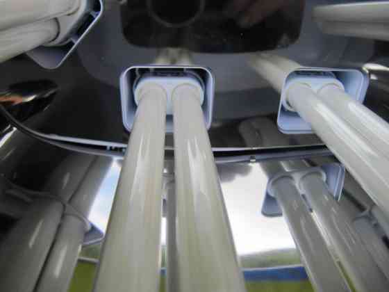 УФ лампа 36 Вт для нарощування нігтів Simei-Femei з таймером усередині лист металу, професійна Київ